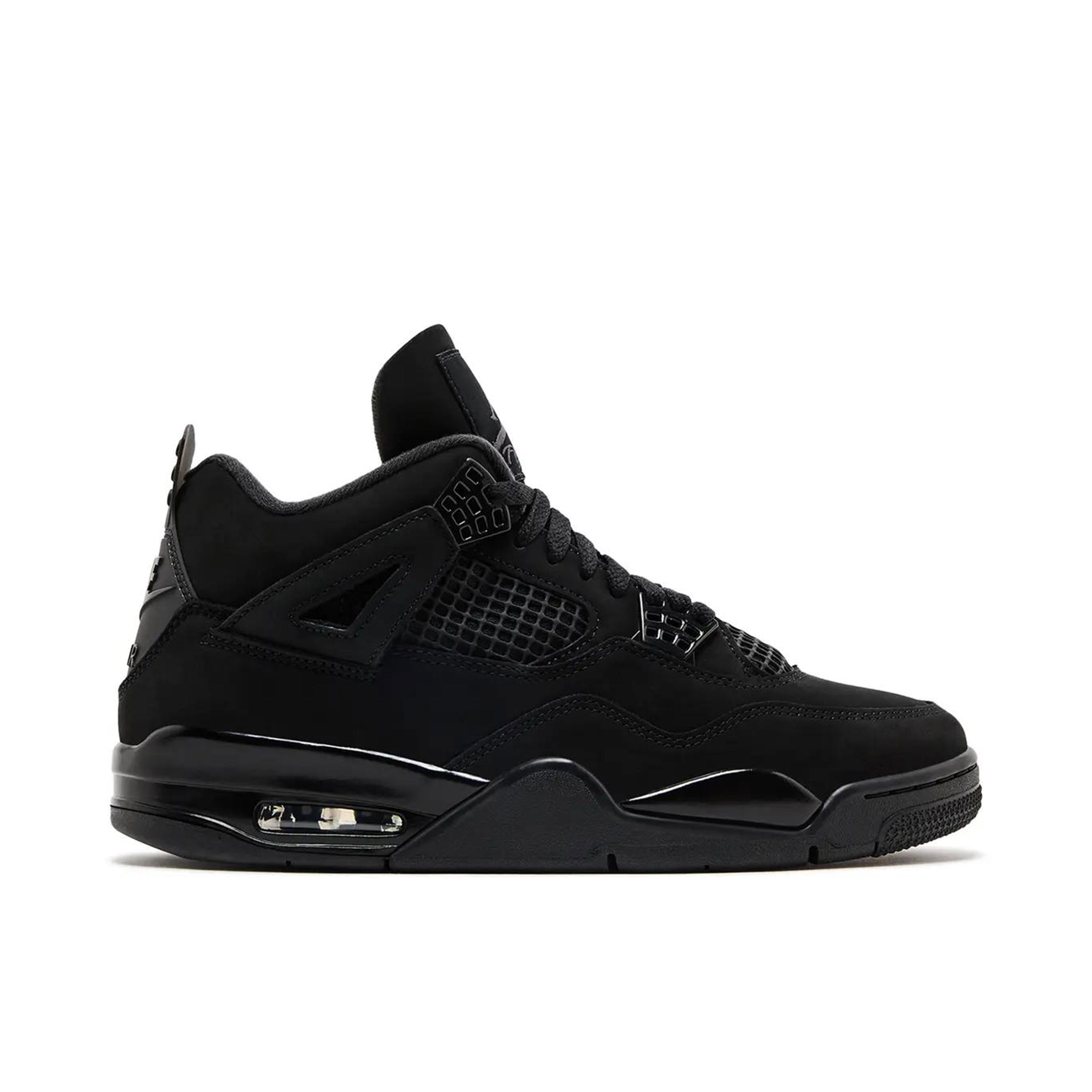 Air Jordan 4 Retro Black Cat 2025 - Side View