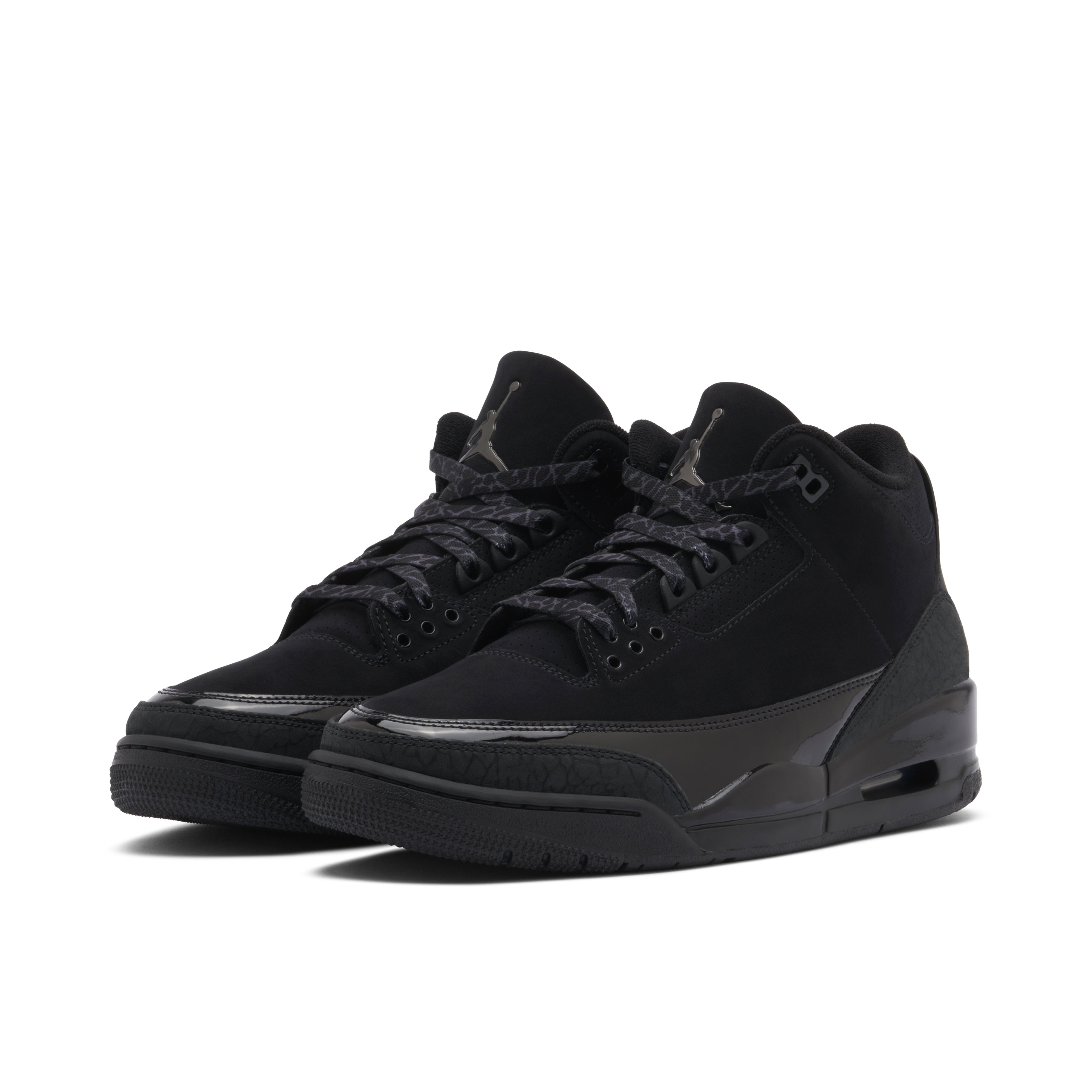 Air Jordan 3 Retro Black Cat 2025 - Pair View