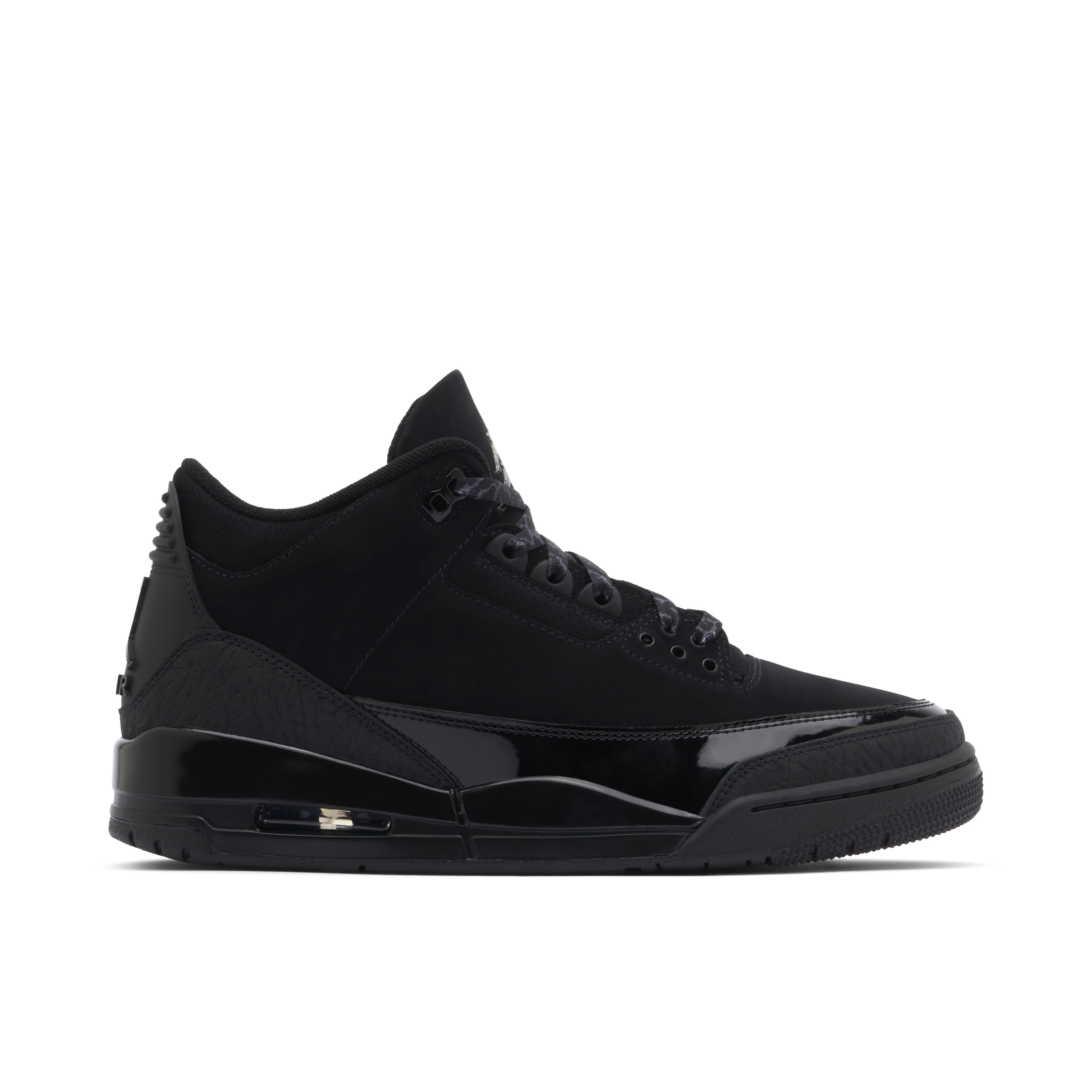 Air Jordan 3 Retro Black Cat 2025 - Side View