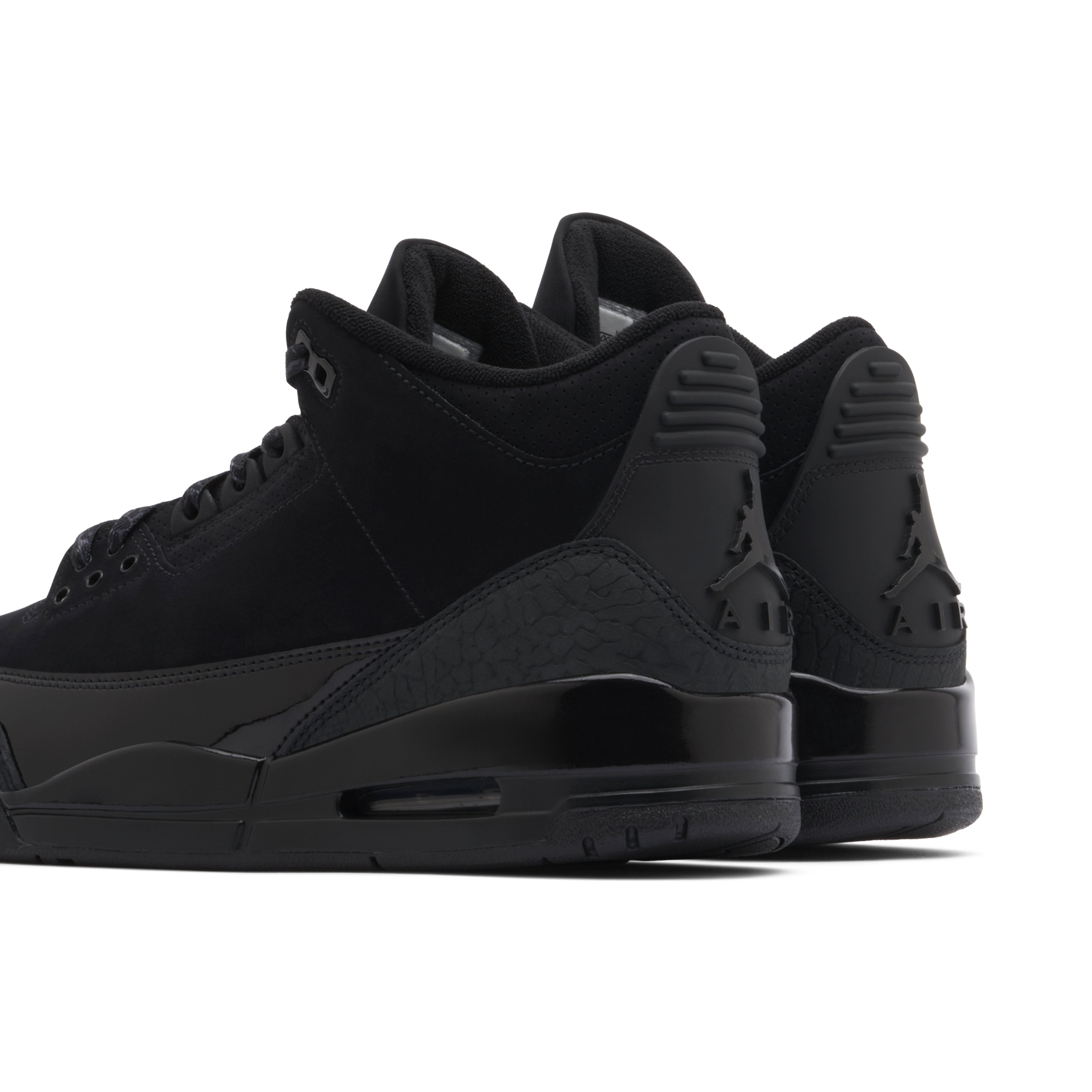 Air Jordan 3 Retro Black Cat 2025 - Heel Detail