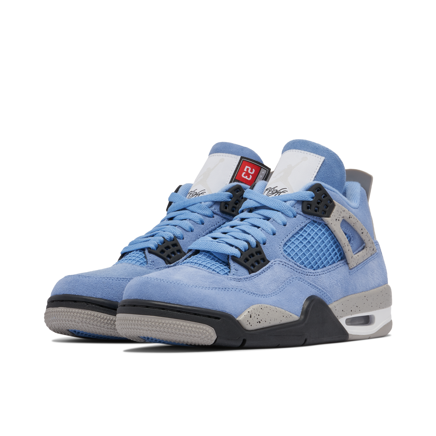 Air Jordan 4 Retro University Blue - Pair View