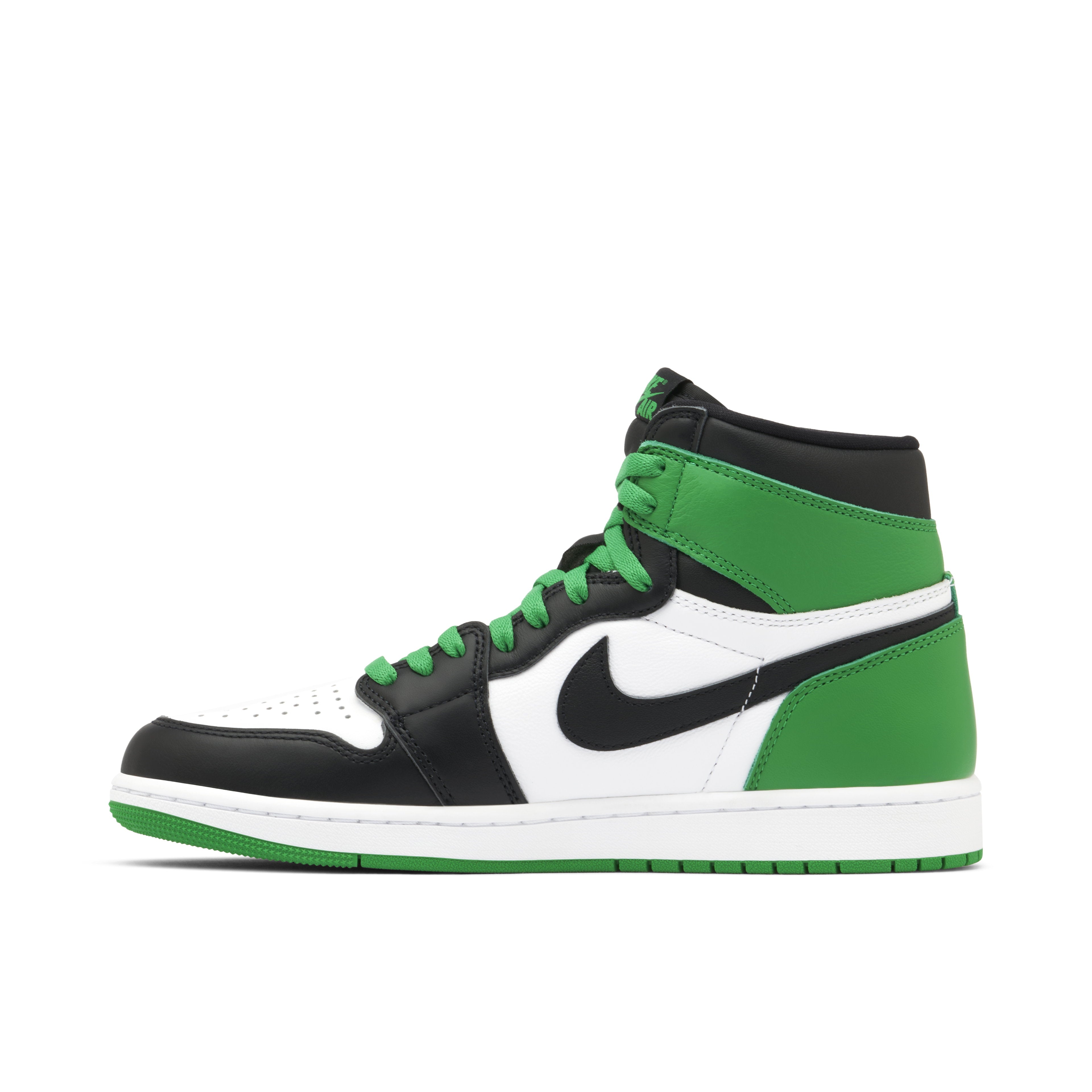 Air Jordan 1 Retro High OG Lucky Green - side view