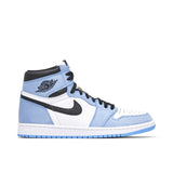 Air Jordan 1 Retro High Blanc Bleu Université Noir