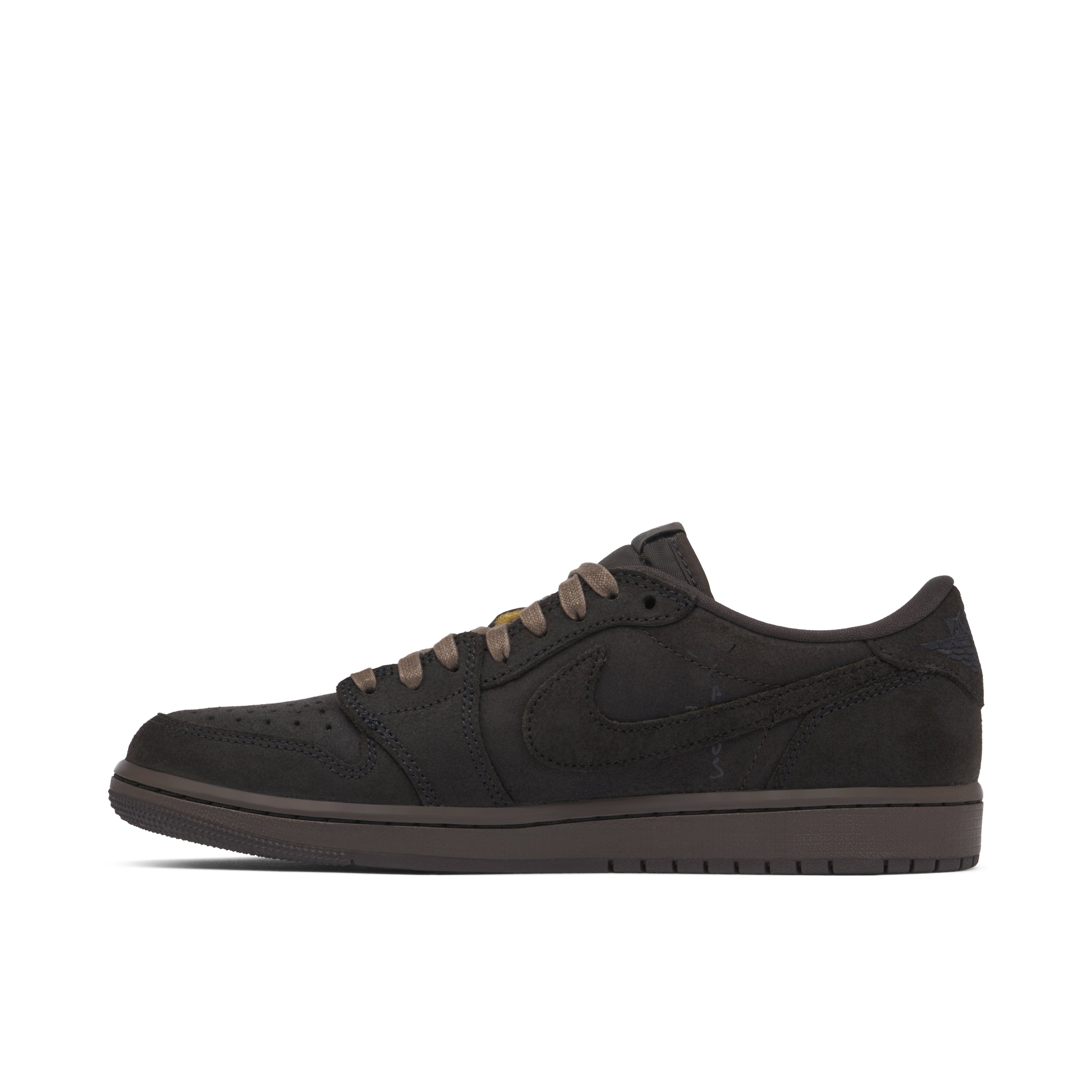 Air Jordan 1 Retro Low OG SP Travis Scott Velvet Brown - Medial View