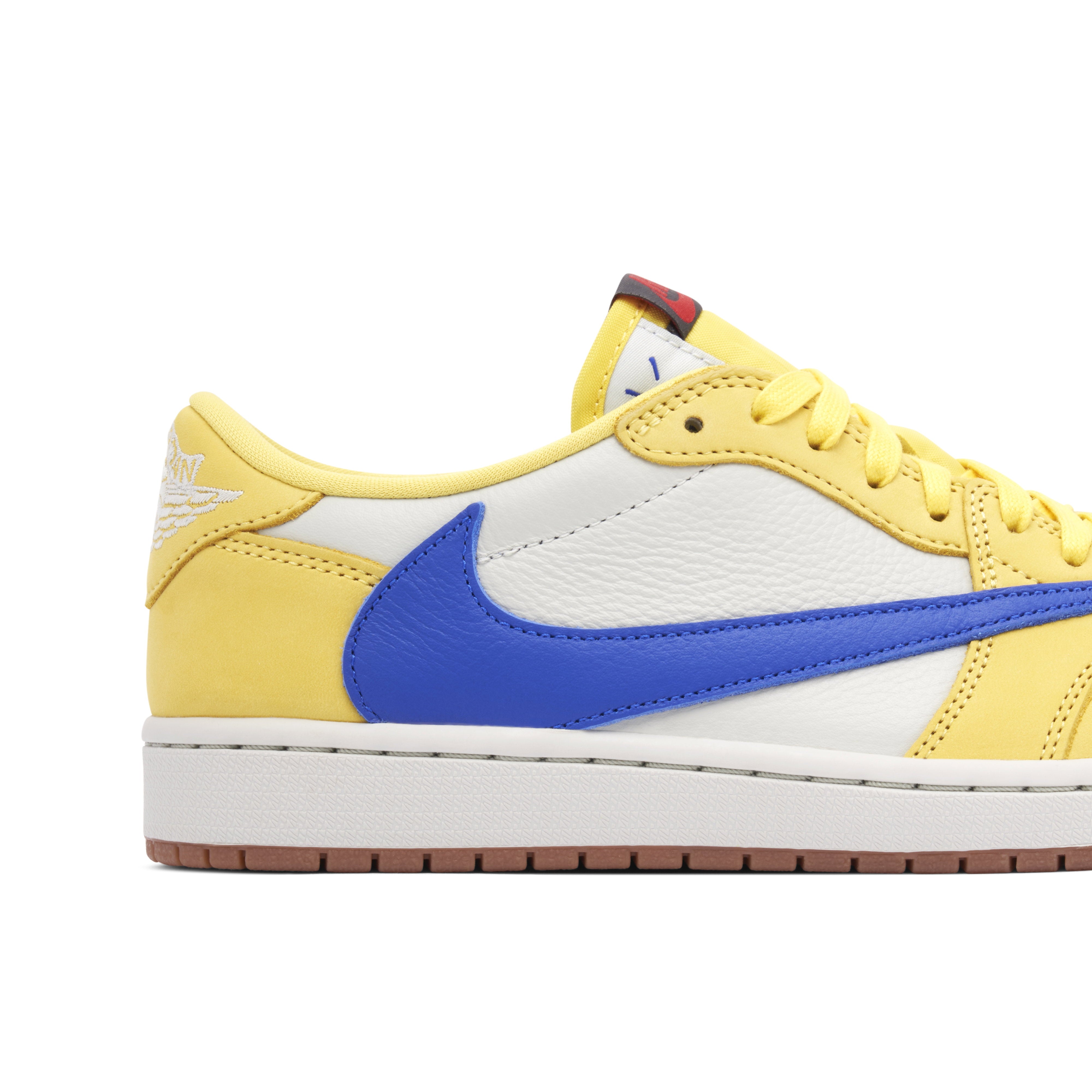 Air Jordan 1 Retro Low OG SP Travis Scott Canary Womens - Swoosh Detail