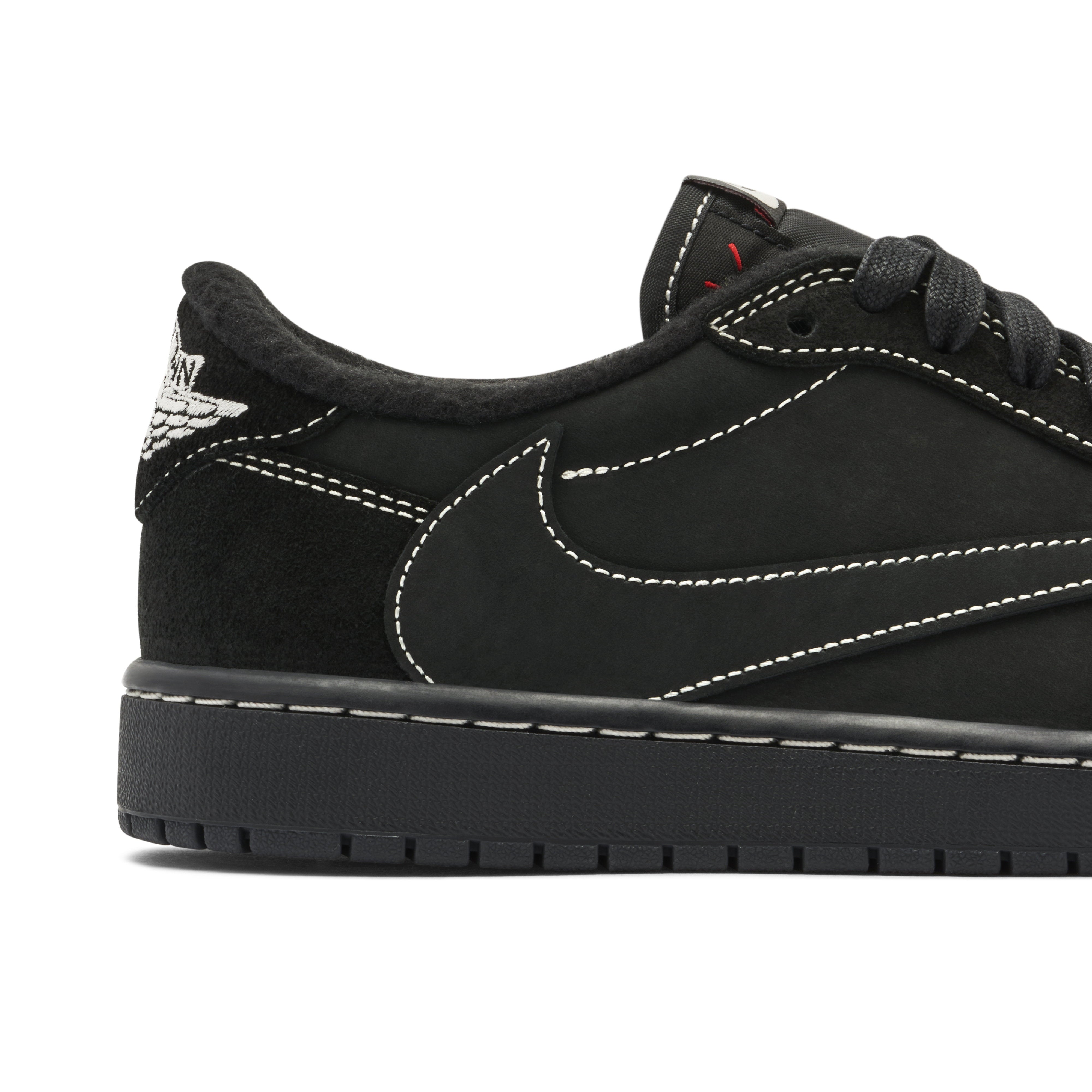 Air Jordan 1 Retro Low OG SP x Travis Scott Black Phantom - Three Quarter View