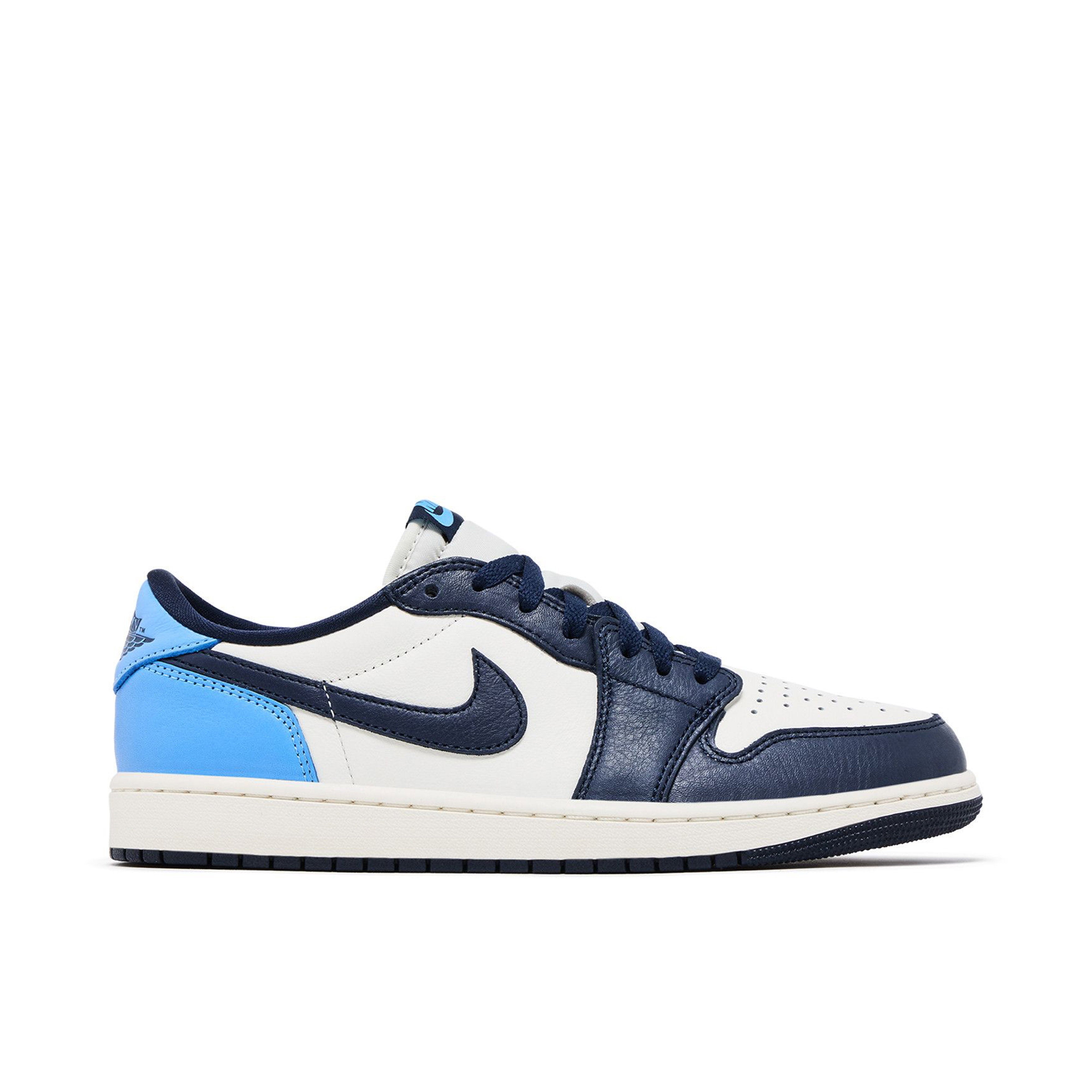 Air Jordan 1 Low OG Obsidian UNC - Side View