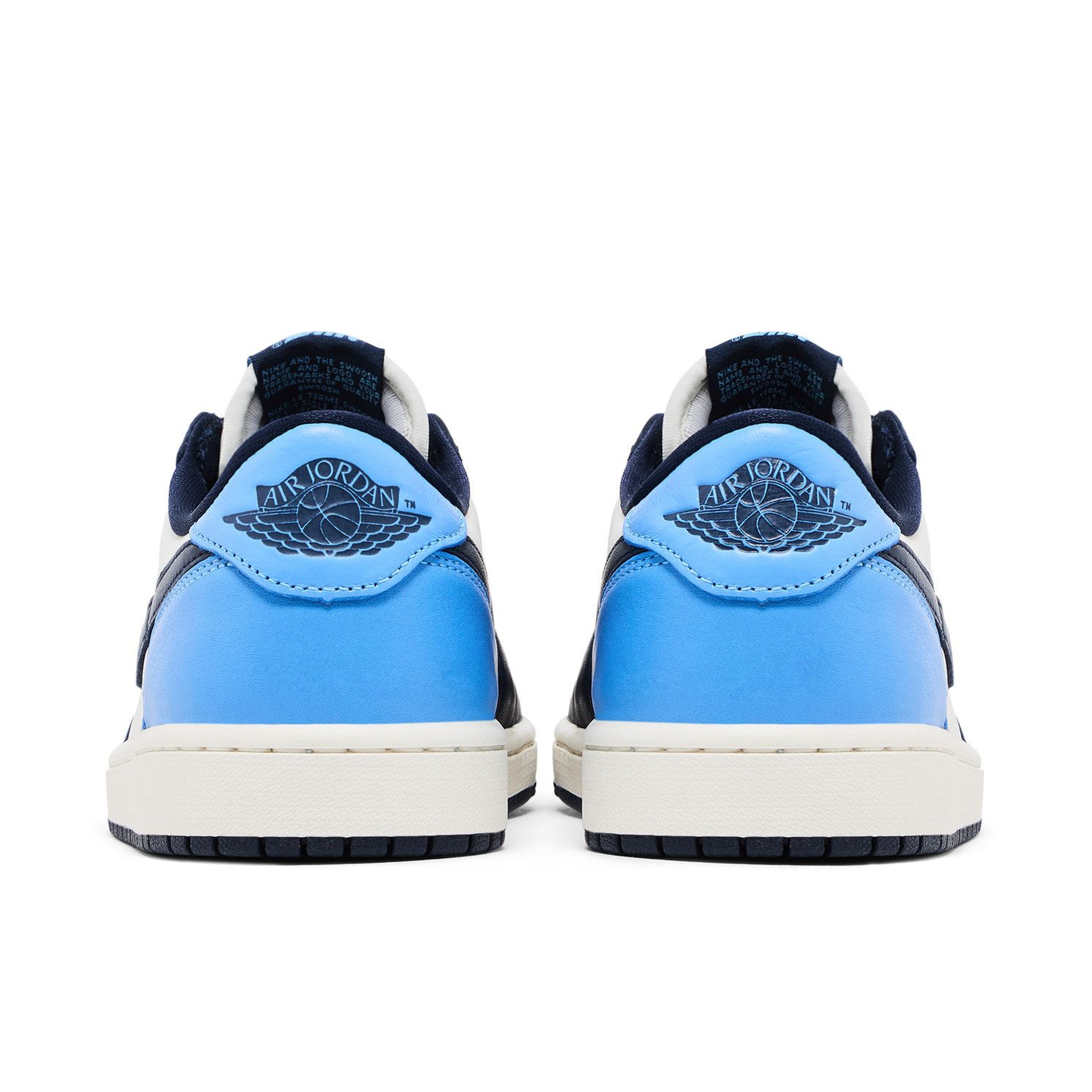 Air Jordan 1 Low OG Obsidian UNC - Heel Detail