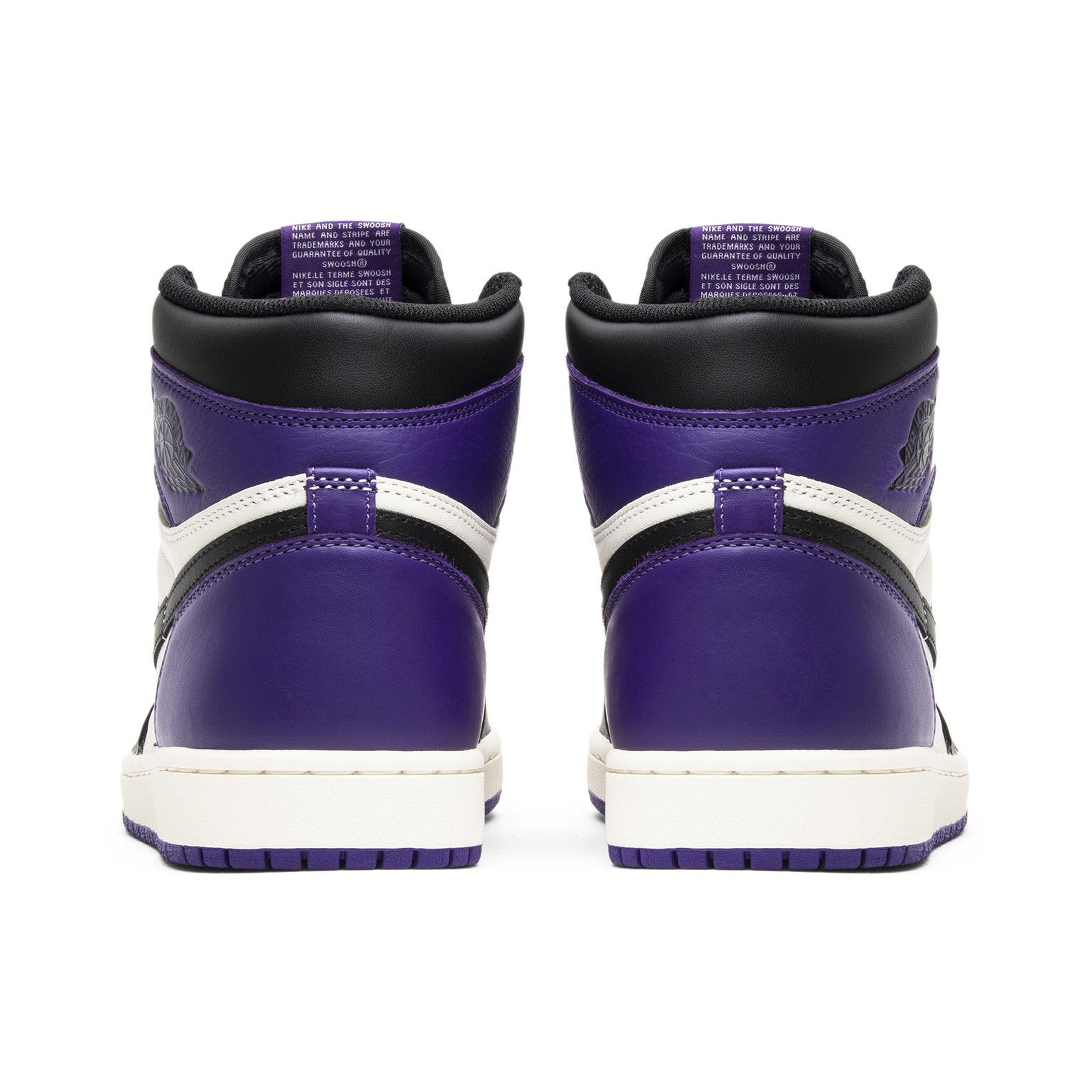 Air Jordan 1 Retro High OG Court Purple - Heel Detail