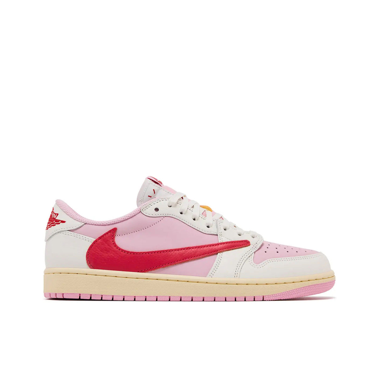 Air Jordan 1 Retro Low OG SP Travis Scott Sail Tropical Pink - Side View