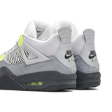 Air Jordan 4 95 Neon Grey SE - Three Quarter View