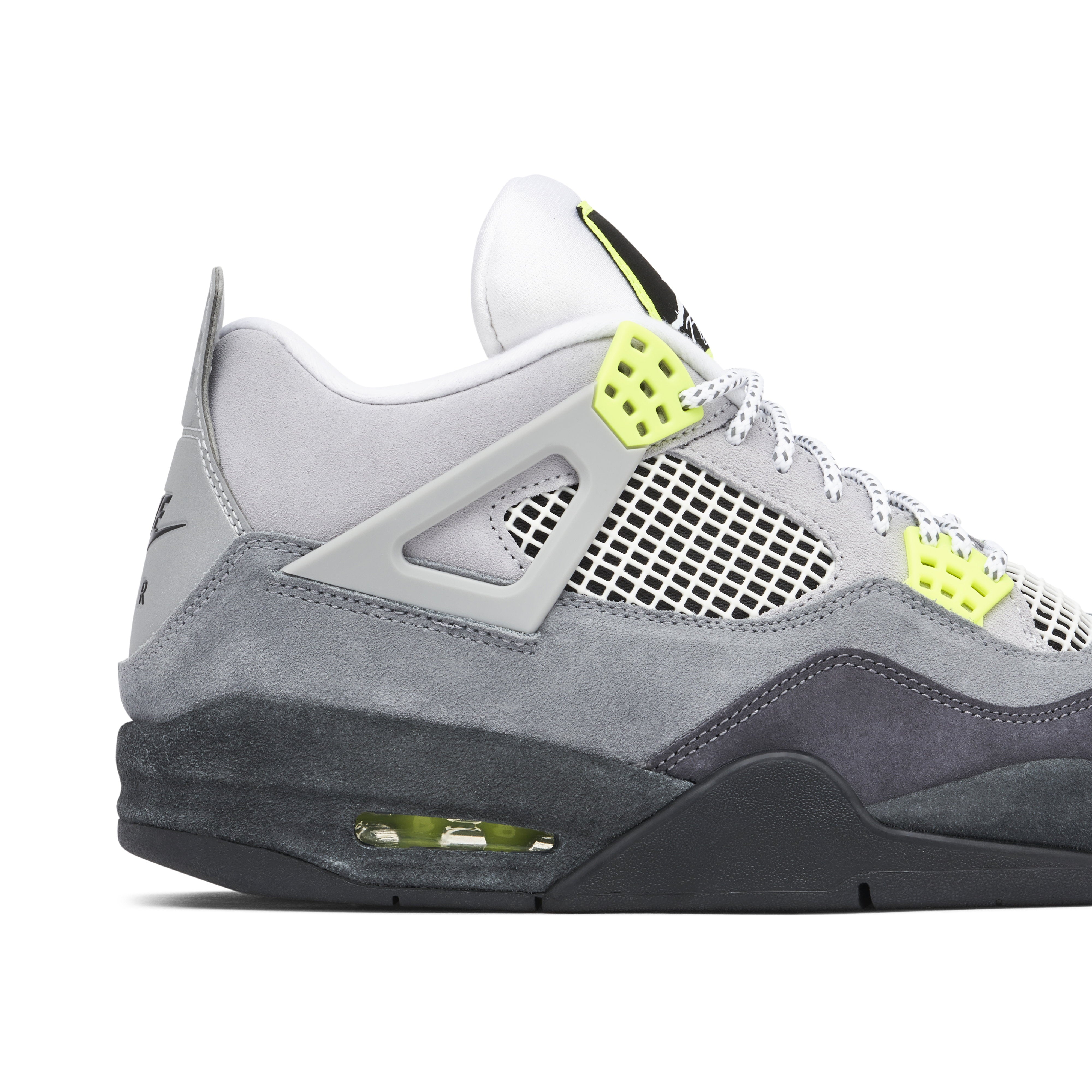 Air Jordan 4 95 Neon Grey SE - Heel Detail