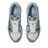 ASICS Gel-Kayano 14 JJJJound White Navy upper and lacing detail
