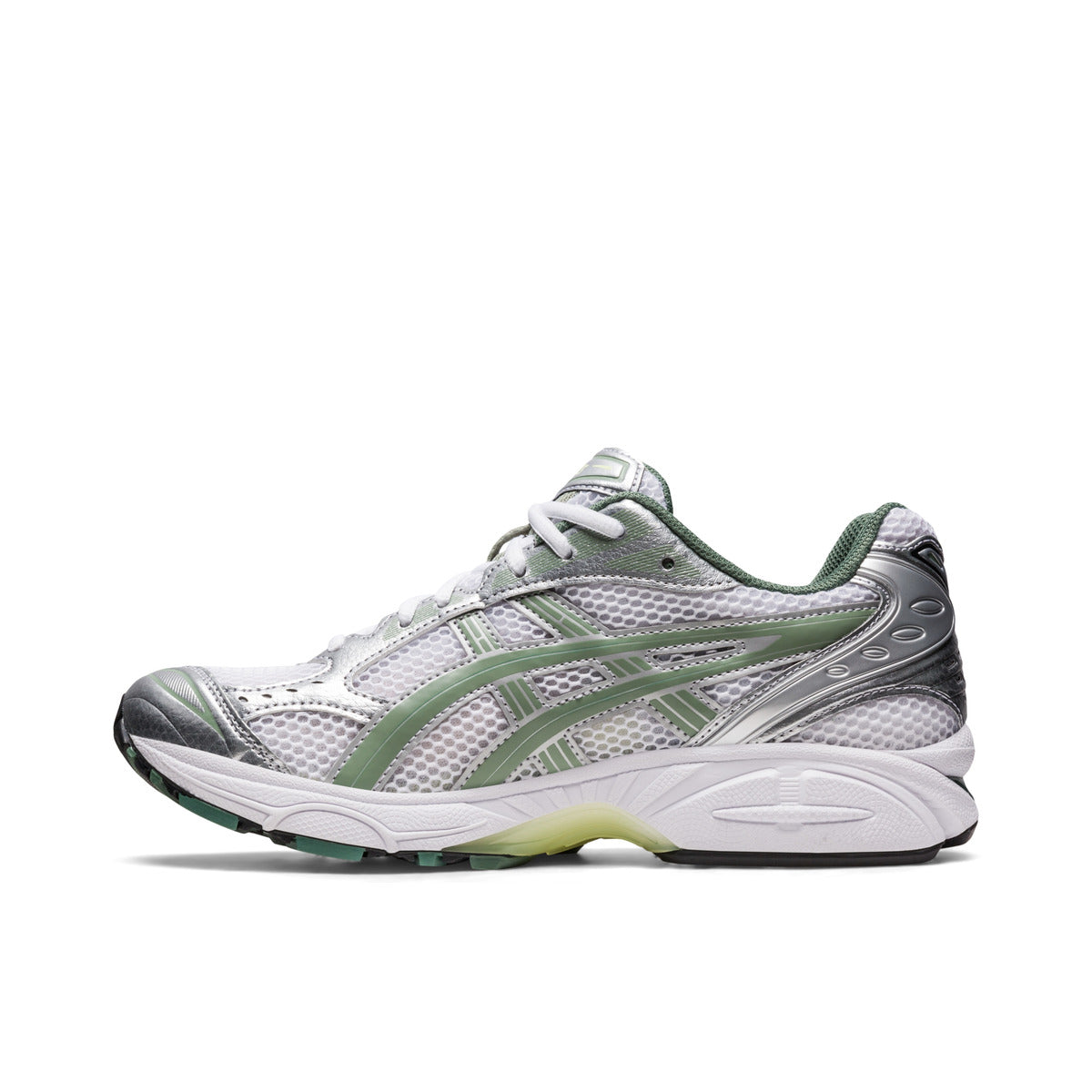 ASICS Gel-Kayano 14 White Pure Silver Slate Grey Sage - Medial View