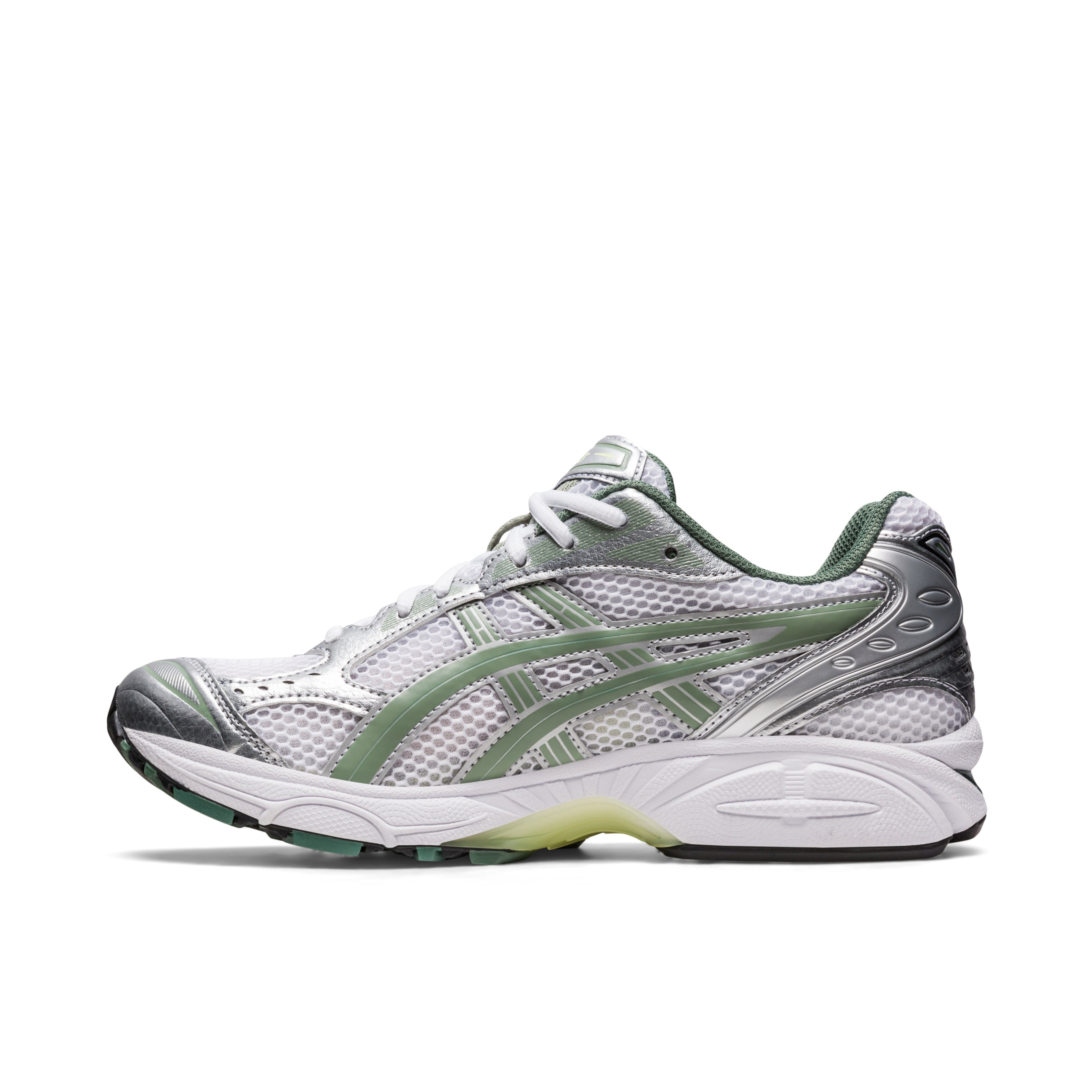 ASICS Gel-Kayano 14 White Pure Silver Slate Grey Sage - Medial