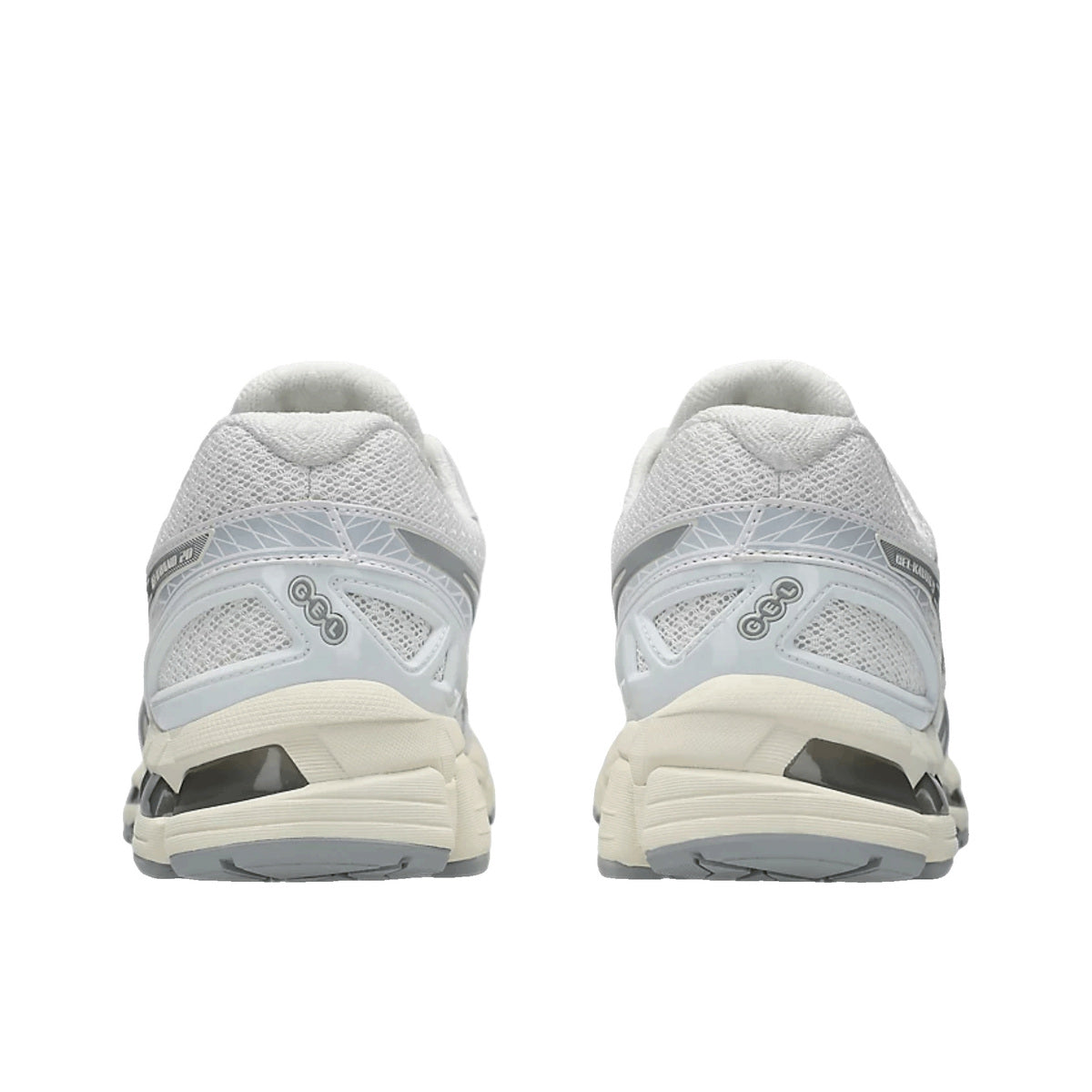ASICS Gel-Kayano 20 White Pure Silver rear pair view