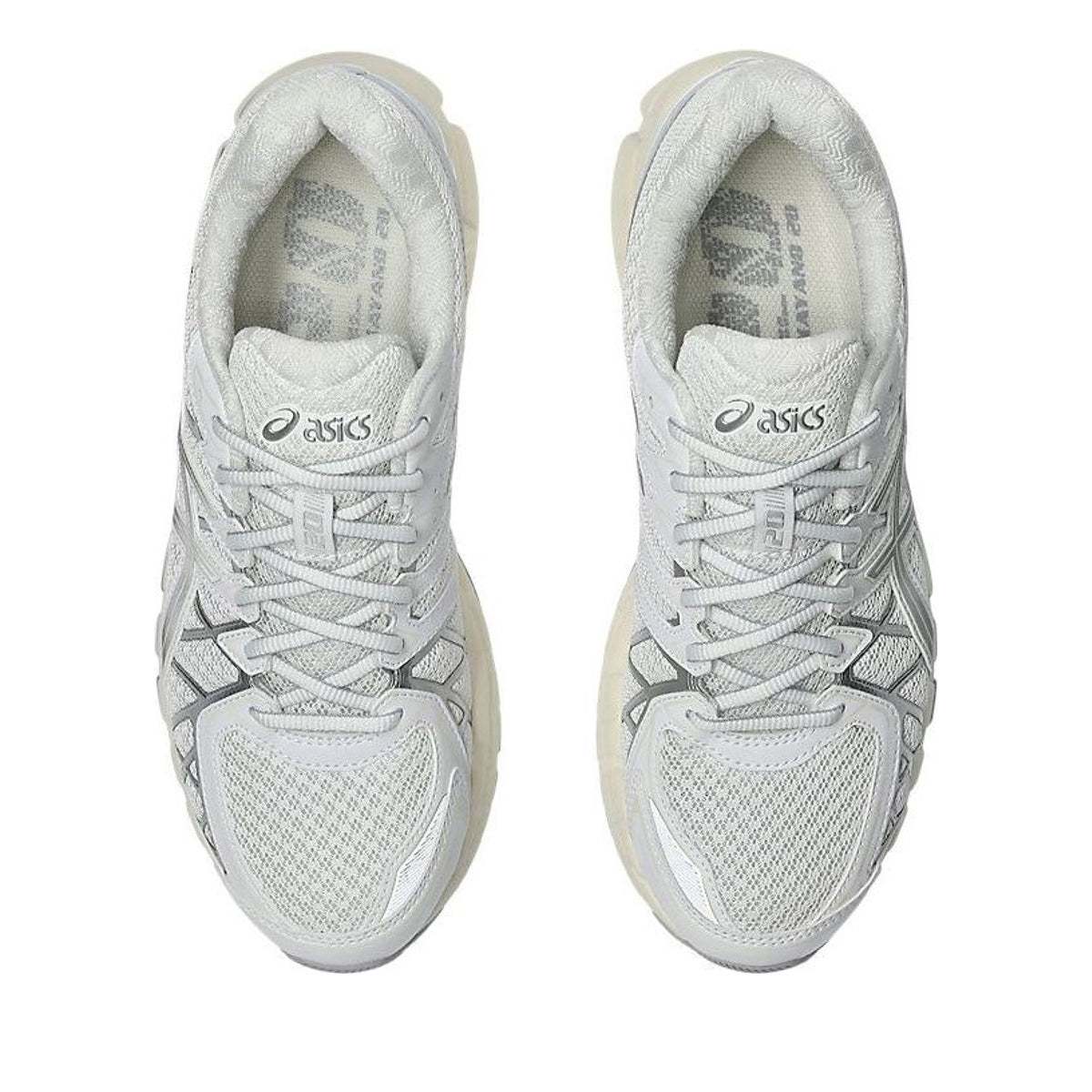 ASICS Gel-Kayano 20 White Pure Silver upper and lacing detail