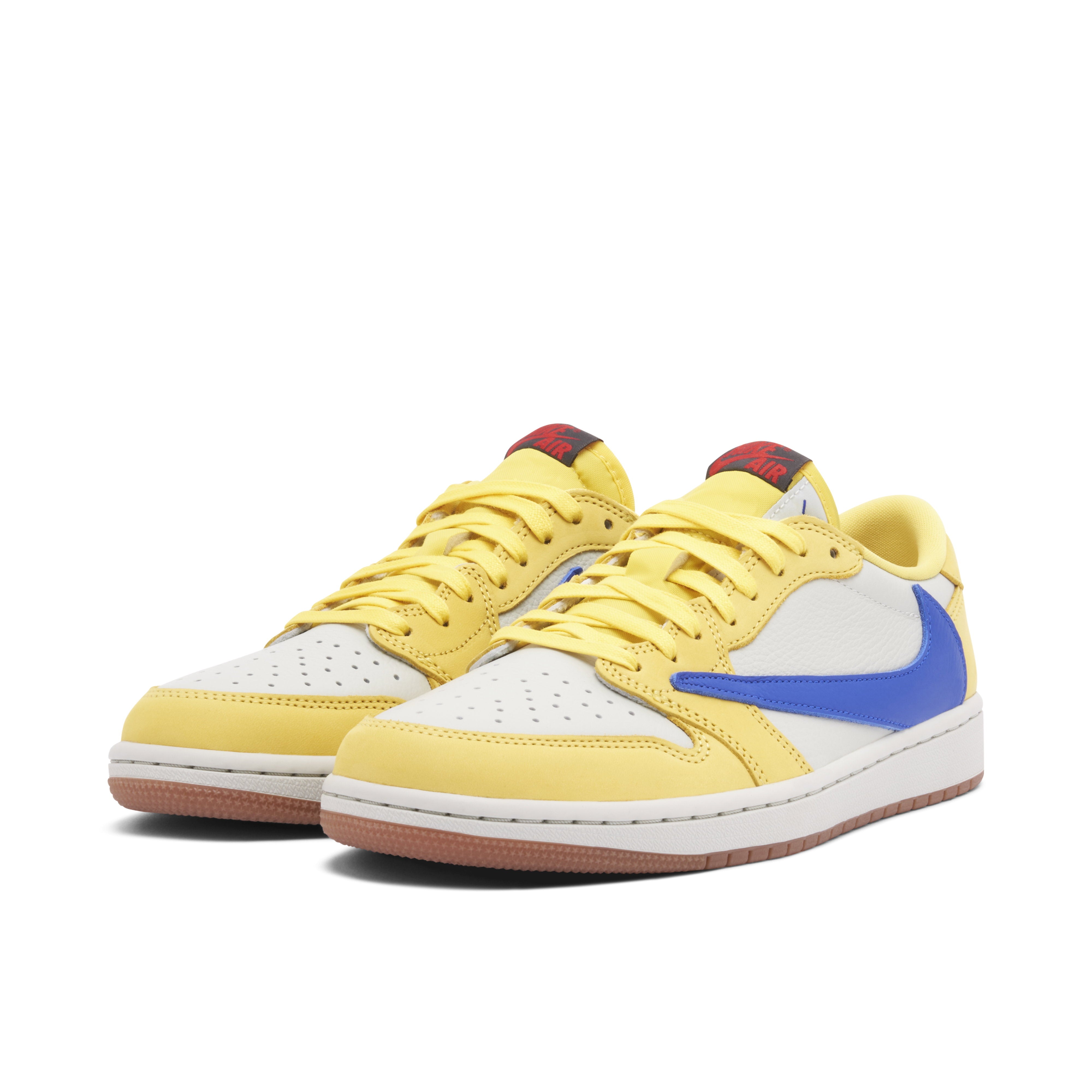 Air Jordan 1 Retro Low OG SP Travis Scott Canary Womens - Pair View