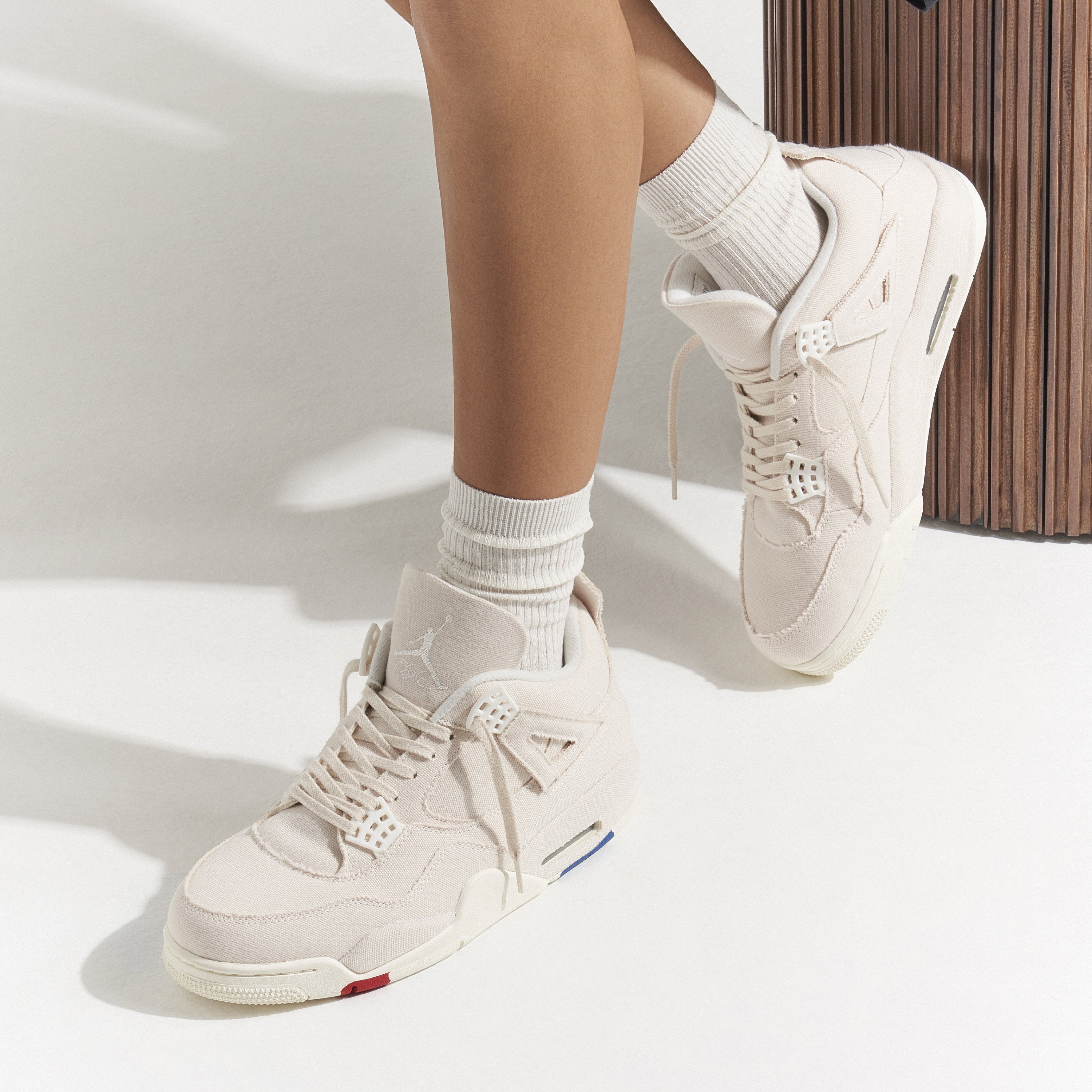 Air Jordan 4 Blank Canvas Womens - Medial View