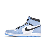 Air Jordan 1 Retro High Blanc Bleu Université Noir