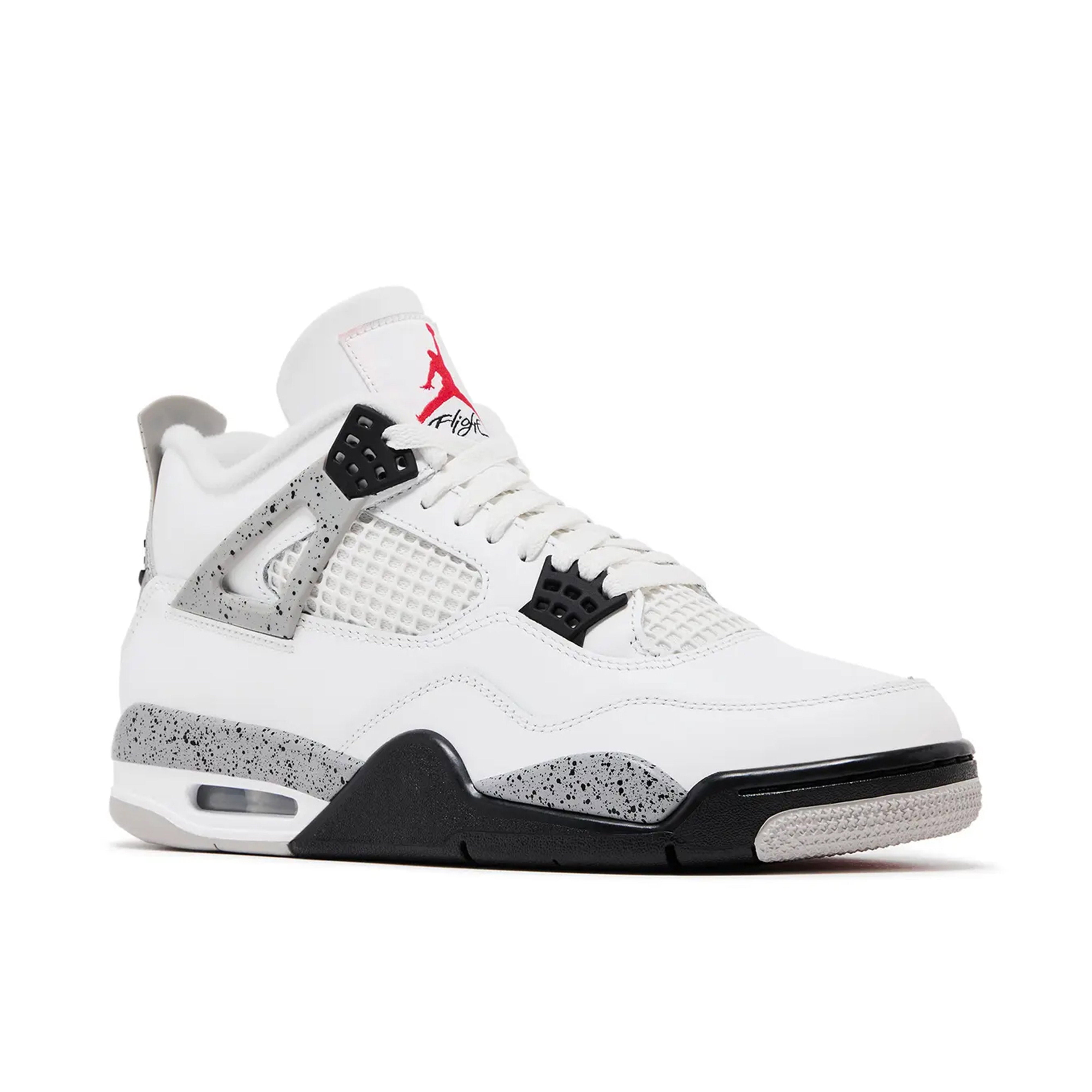 Air Jordan 4 Retro White Cement 2025 - Medial View