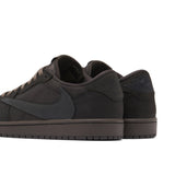 Air Jordan 1 Retro Low OG SP Travis Scott Velvet Brown - Heel Detail