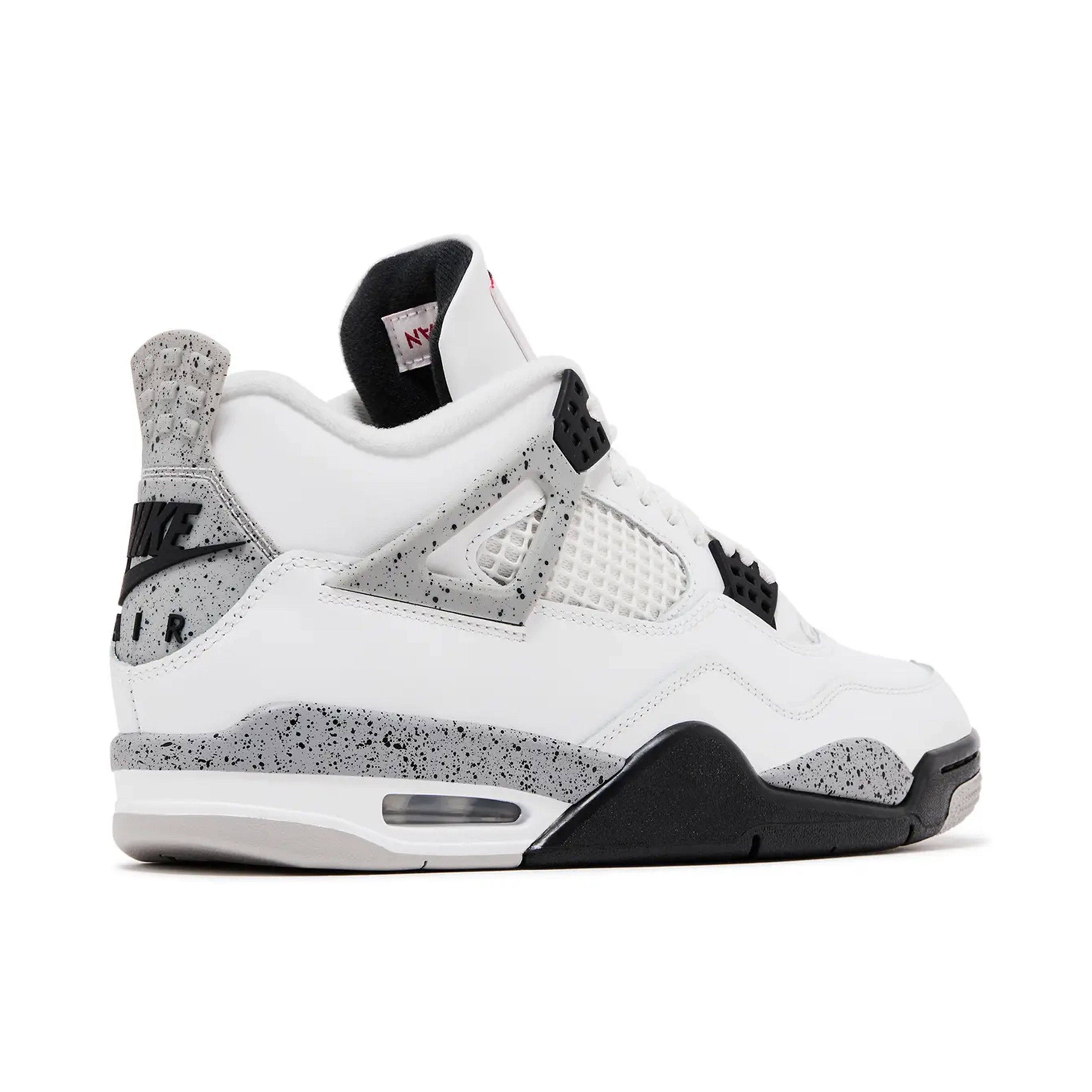 Air Jordan 4 Retro White Cement 2025 - Heel Detail