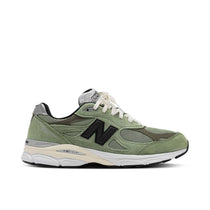 JJJJound x New Balance 990v3 Khaki - Side View