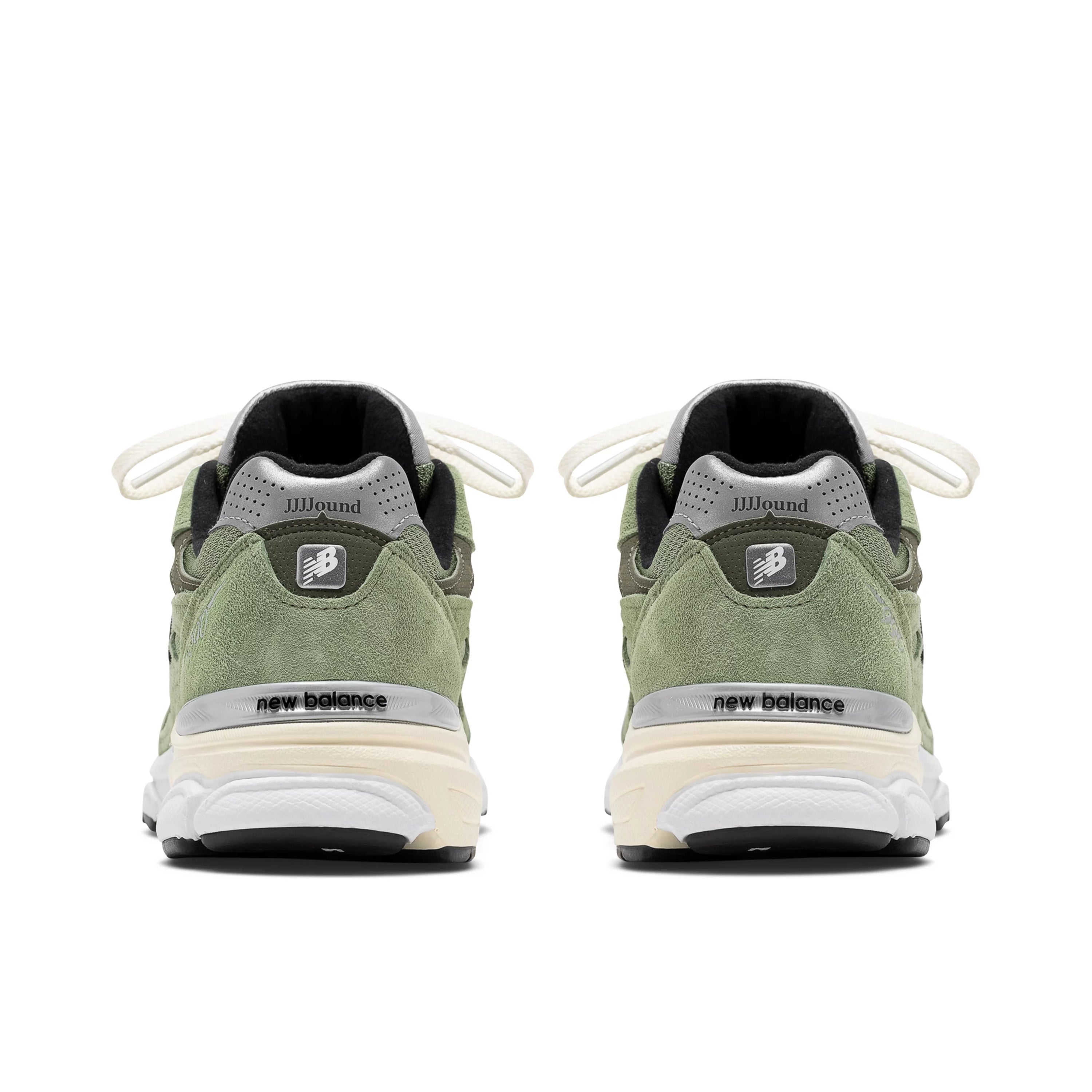 JJJJound x New Balance 990v3 Khaki - Heel Detail