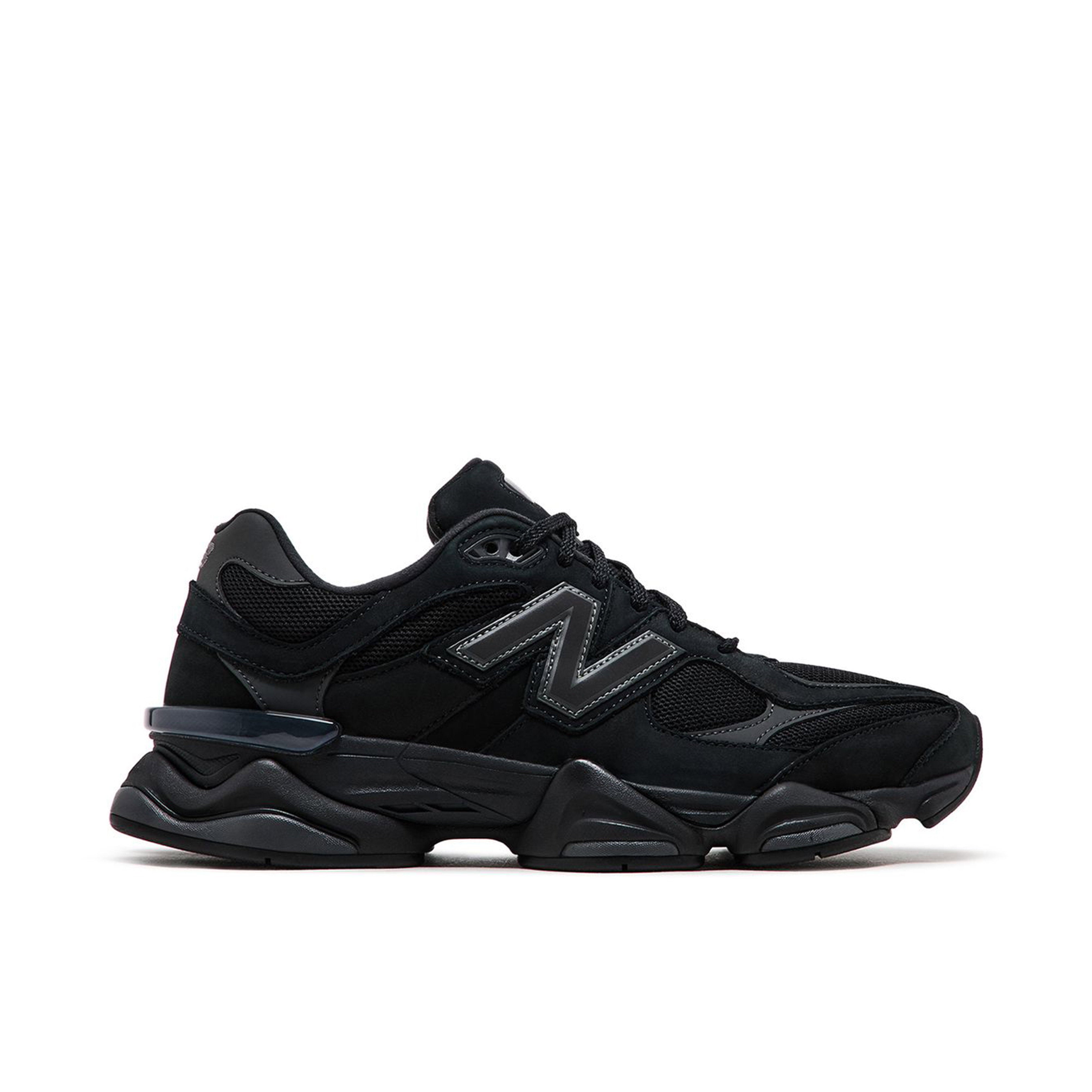 New Balance 9060 Black Cement - Side View