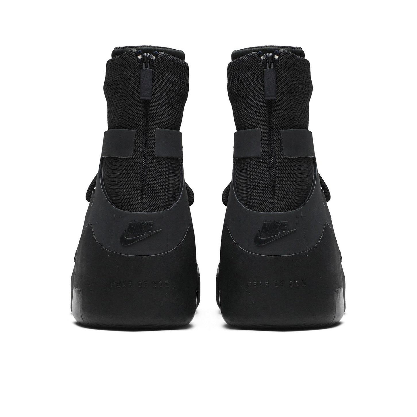 Nike Air Fear of God 1 Triple Black - Heel Detail