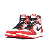Air Jordan 1 High x Spider-Man Across The Spider-Verse Red Black angled pair view