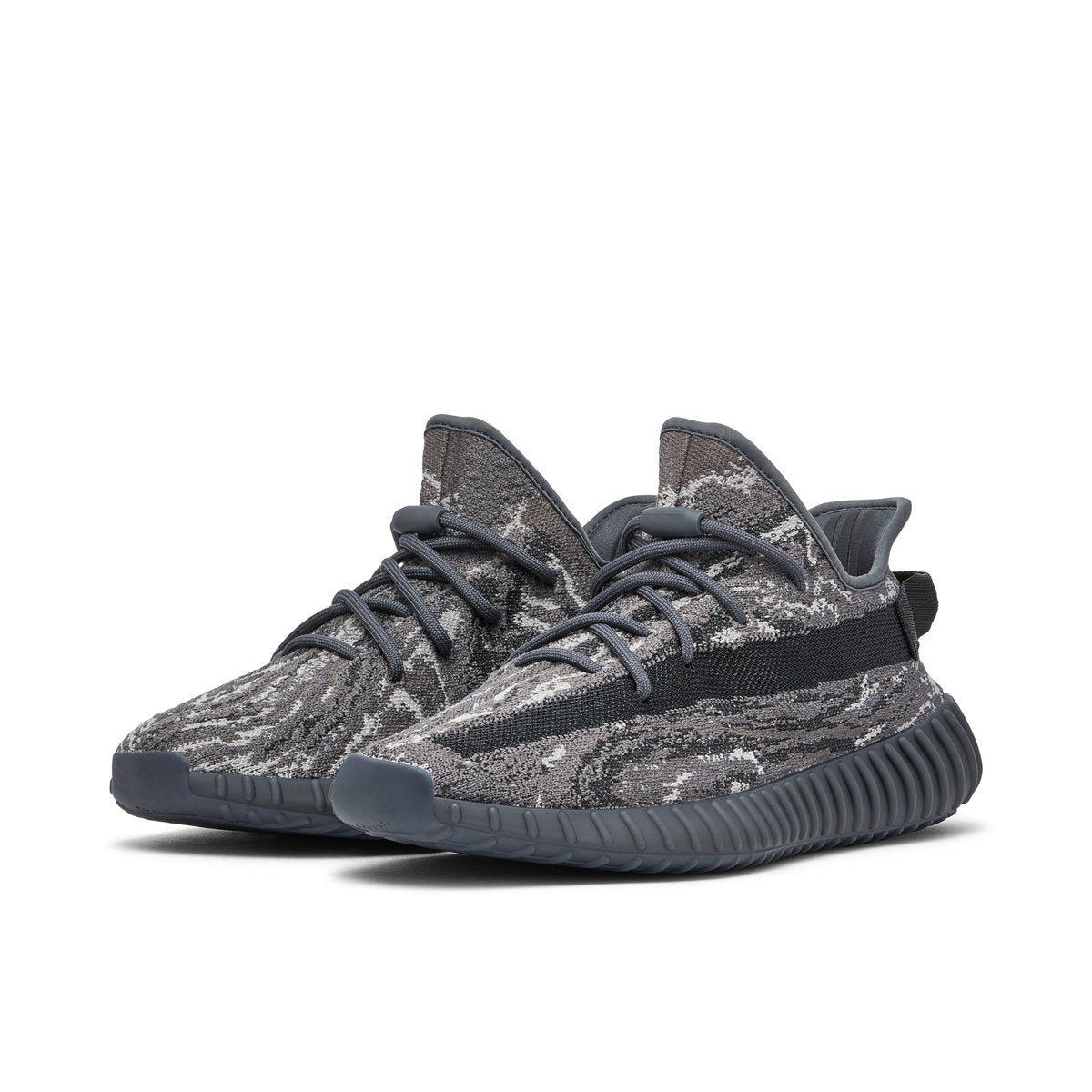 Yeezy Boost 350 V2 Dark Salt angled front pair view